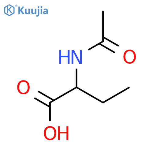(+/-)-2-Acetylaminobutanoic Acid structure