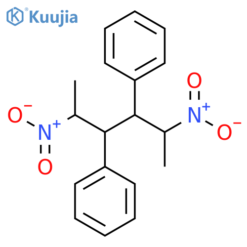 Benzene, 1,1'-[1,2-bis(1-nitroethyl)-1,2-ethanediyl]bis- structure