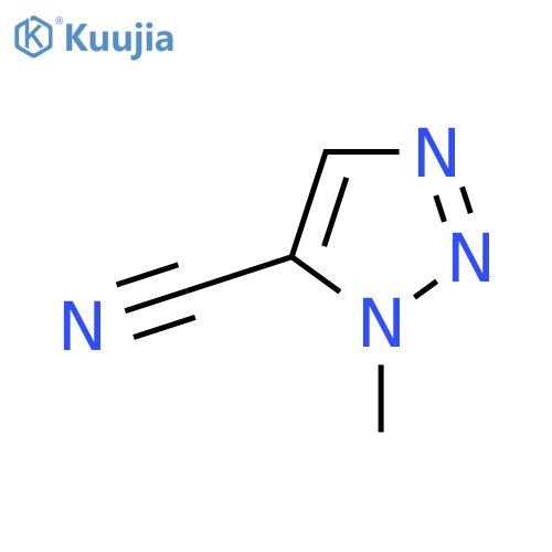 1-Methyl-1H-1,2,3-triazole-5-carbonitrile structure