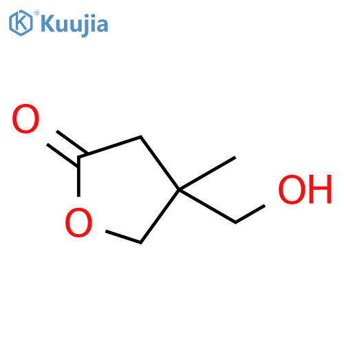 2(3H)-Furanone, dihydro-4-(hydroxymethyl)-4-methyl- structure