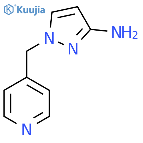 1-[(pyridin-4-yl)methyl]-1H-pyrazol-3-amine structure