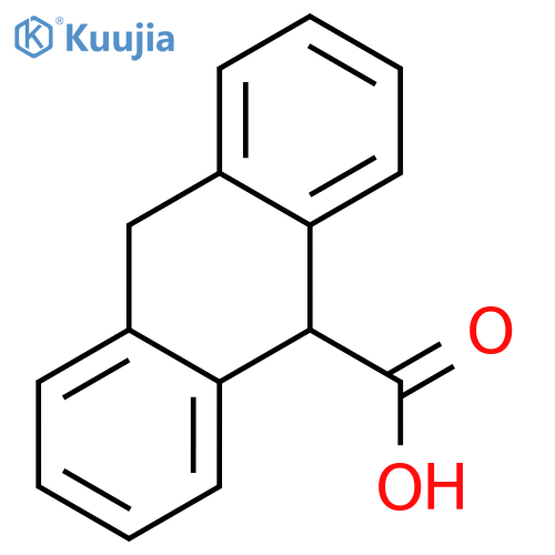 9-Anthracenecarboxylicacid, 9,10-dihydro- structure