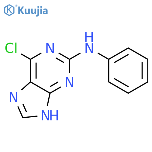 9H-Purin-2-amine,6-chloro-N-phenyl- structure