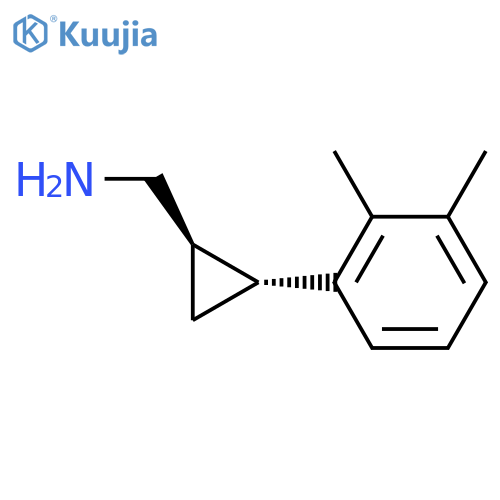 rac-(1R,2R)-2-(2,3-dimethylphenyl)cyclopropylmethanamine structure