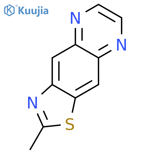 Thiazolo[4,5-g]quinoxaline,2-methyl- structure