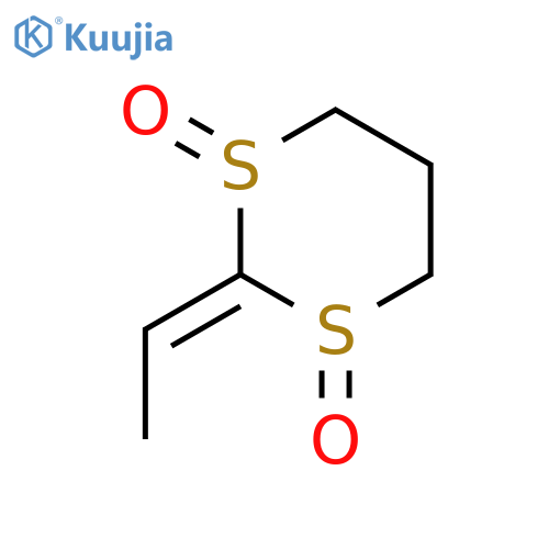 2-ethylidene-1,3-dithiane 1,3-dioxide structure