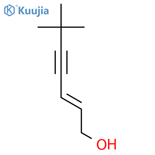 2-Hepten-4-yn-1-ol,6,6-dimethyl- structure