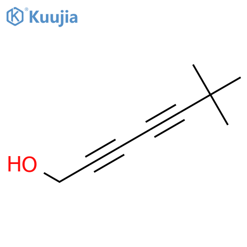 6,6-Dimethyl-2,4-heptadiyn-1-ol structure