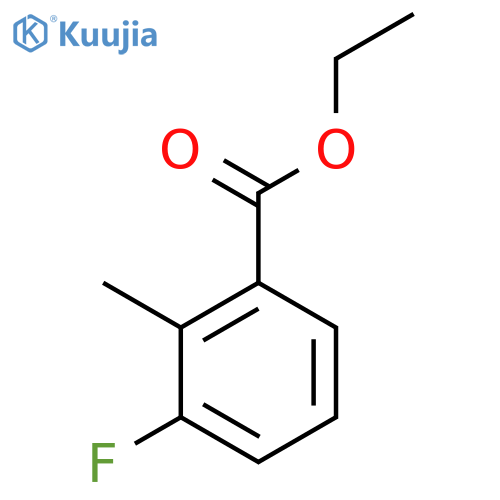 Ethyl 3-fluoro-2-methylbenzoate structure