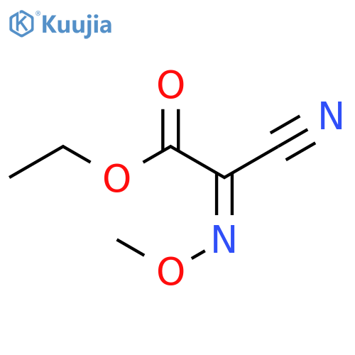 Acetic acid,cyano(methoxyimino)-, ethyl ester, (Z)- (9CI) structure