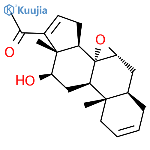 Pregna-2,16-dien-20-one, 7,8-epoxy-12-hydroxy-, (5a,7a,8a,12b)- structure