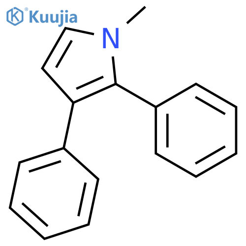 1-methyl-2,3-diphenylpyrrole structure