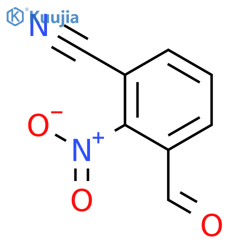 3-formyl-2-nitrobenzonitrile structure