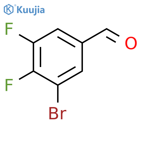 3-Bromo-4,5-difluorobenzaldehyde structure