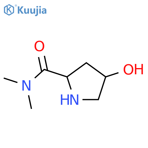2-Pyrrolidinecarboxamide,4-hydroxy-N,N-dimethyl-, (2S,4R)- structure