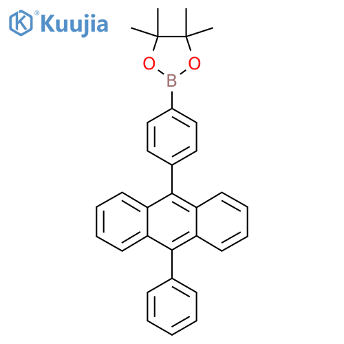 4,4,5,5-Tetramethyl-2-[4-(10-phenylanthracen-9-yl)phenyl]-1,3,2-dioxaborolane structure