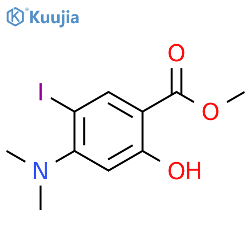 methyl 4-(dimethylamino)-2-hydroxy-5-iodobenzoate structure