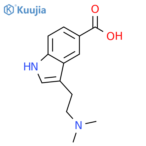 1H-Indole-5-carboxylicacid, 3-[2-(dimethylamino)ethyl]- structure