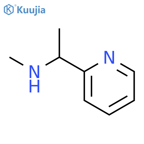 N-Methyl-1-(2-pyridinyl)ethanamine structure