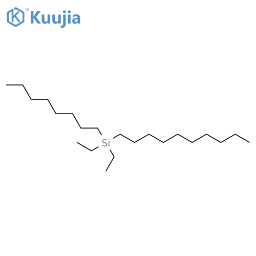 SILANE, DECYLDIETHYLOCTYL- structure