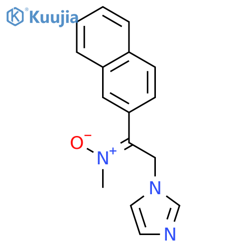 Methanamine, N-[2-(1H-imidazol-1-yl)-1-(2-naphthalenyl)ethylidene]-, N-oxide structure