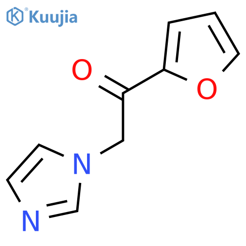 Ethanone, 1-(2-furanyl)-2-(1H-imidazol-1-yl)- structure