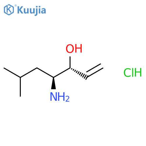 1-Hepten-3-ol, 4-amino-6-methyl-, hydrochloride, (R*,S*)- structure