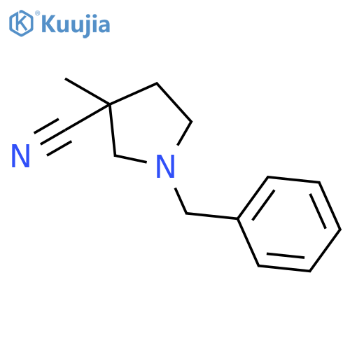 1-Benzyl-3-methylpyrrolidine-3-carbonitrile structure