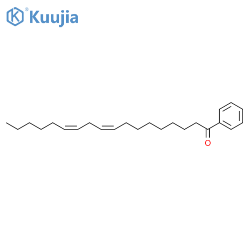 9,12-Octadecadien-1-one, 1-phenyl-, (9Z,12Z)- structure
