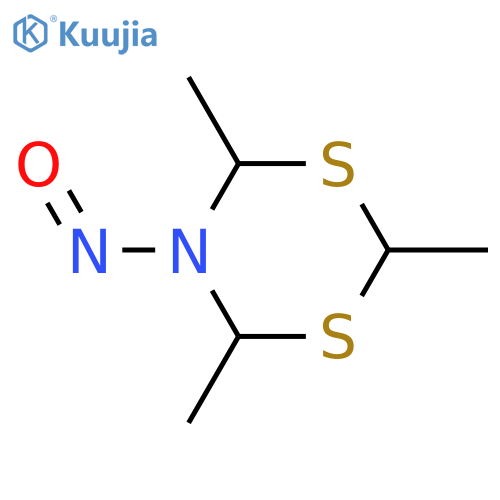 Dihydro-2,4,6-trimethyl-4H-1,3,5-dithiazine; (2α,4α,6α)-form, N-Nitroso structure