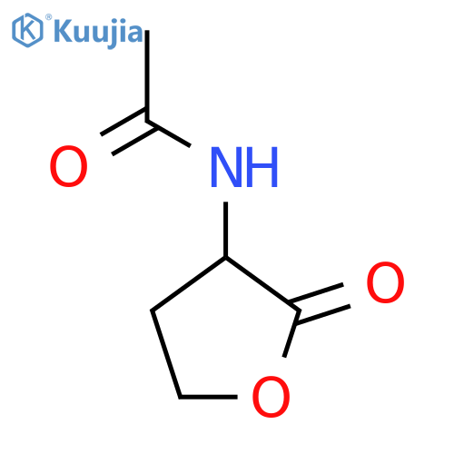 N-(2-oxooxolan-3-yl)acetamide structure