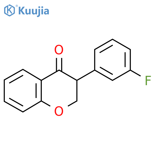 3-(3-Fluorophenyl)chroman-4-one structure