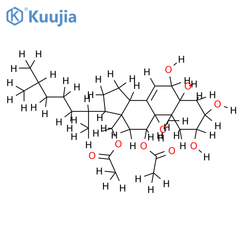 11, 19-Di-Ac-(2alpha, 3beta, 5alpha, 6beta, 11alpha)-Cholest-7-ene-2, 3, 5, 6, 9, 11, 19-heptol structure