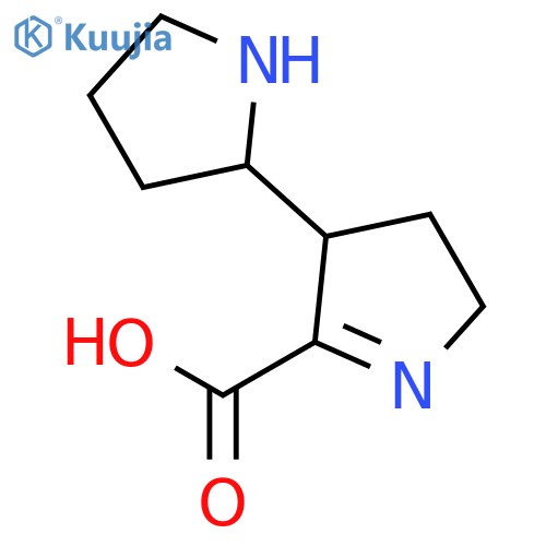 2H-Pyrrole-5-carboxylicacid, 3,4-dihydro-4-(2-pyrrolidinyl)- structure
