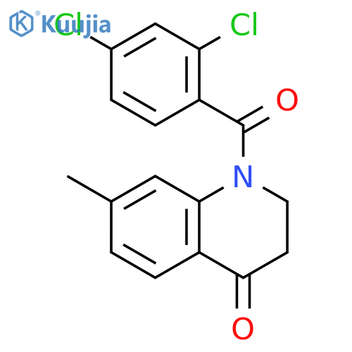 4(1H)-Quinolinone, 1-(2,4-dichlorobenzoyl)-2,3-dihydro-7-methyl- structure
