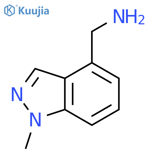(1-methyl-1H-indazol-4-yl)methanamine structure