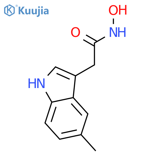 N-hydroxy-5-methyl-1H-Indole-3-acetamide structure