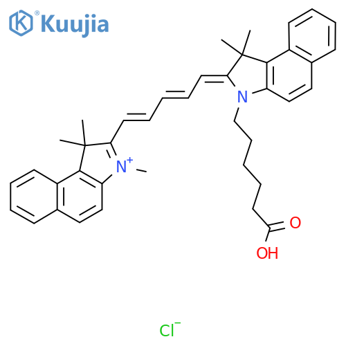 Cy5.5-carboxylic acid chloride structure