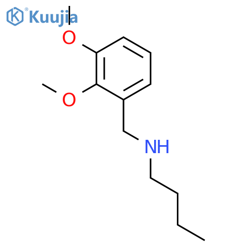 Benzenemethanamine, N-butyl-2,3-dimethoxy- structure