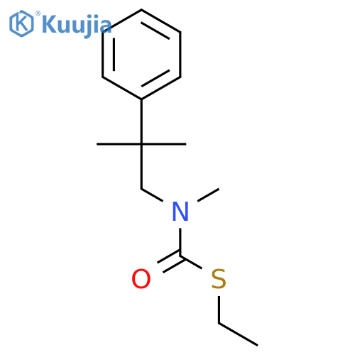 Carbamothioic acid, methyl(2-methyl-2-phenylpropyl)-, S-ethyl ester structure