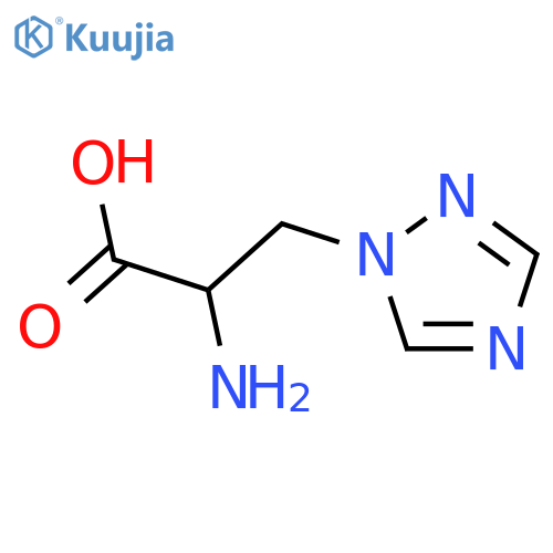 2-Amino-3-1,2,4triazol-1-yl-propionic Acid structure