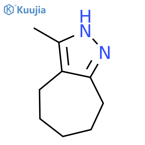 Cycloheptapyrazole,2,4,5,6,7,8-hexahydro-3-methyl- structure
