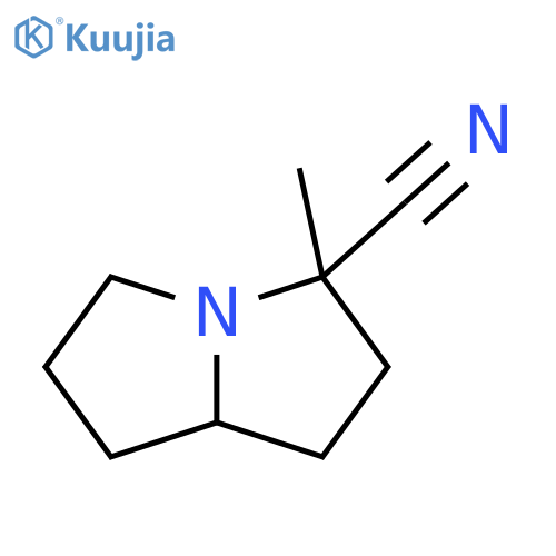 1H-Pyrrolizine-3-carbonitrile,hexahydro-3-methyl- structure