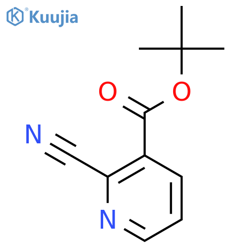tert-Butyl 2-cyanonicotinate structure