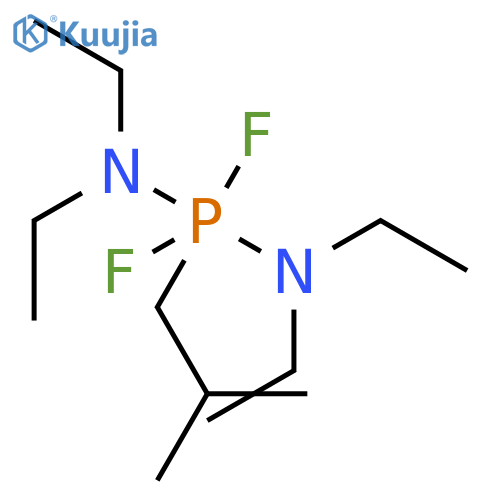 Phosphoranediamine, N,N,N',N'-tetraethyl-1,1-difluoro-1-(2-methylpropyl)- structure