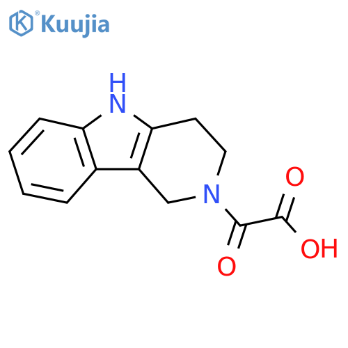 oxo(1,3,4,5-tetrahydro-2H-pyrido[4,3-b]indol-2-yl)acetic acid structure