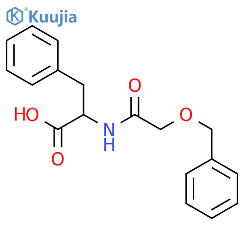 N-[(Phenylmethoxy)acetyl]-L-phenylalanine structure
