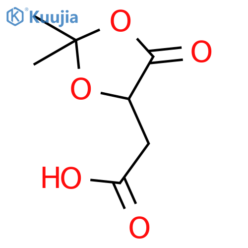 2,2-Dimethyl-5-oxo-1,3-dioxolane-4-acetic Acid structure