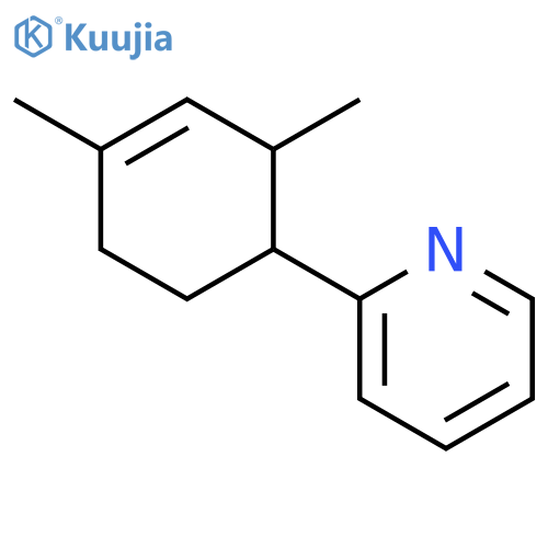 2-(2,4-dimethylcyclohex-3-en-1-yl)pyridine structure