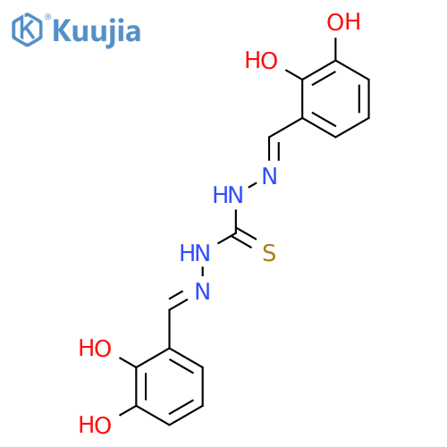 1,3-bis[(5-hydroxy-6-oxocyclohexa-2,4-dien-1-ylidene)methylamino]thiourea structure